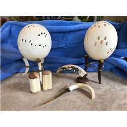 Carved Ostrich Egg Package