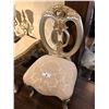 Image 1 : LOT OF 5 SILVER / GOLD FORMAL DINING CHAIRS (MATCH CHAIRS IN LOT 1)