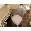 Image 2 : SILVER WITH FROSTED HANDLES HALL / BEDROOM DESK WITH CHAIR.  RETAIL $4,600.00