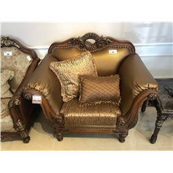 PAIR OF OVER SIZED FORMAL LOUNGE CHAIRS.  RETAIL $6,500.00