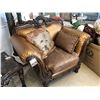 Image 2 : PAIR OF OVER SIZED FORMAL LOUNGE CHAIRS.  RETAIL $6,500.00