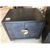 Image 1 : GREY TWO DOOR SIDE CABINET.  RETAIL $1,890.00