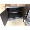 Image 2 : GREY TWO DOOR SIDE CABINET.  RETAIL $1,890.00