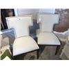 Image 1 : PAIR OF T-BACK SIDE CHAIRS.  RETAIL $2,500.00