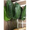 Image 1 : LARGE EVERGREEN PALM LEAF TREE.  APPROX. 10' TALL.