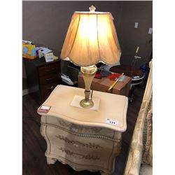 IVORY COLOURED ACCENT STAND.  RETAIL $1,450.00