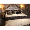 Image 3 : MADE IN ITALY SPECTACULAR FORMAL BEDROOM SUITE INCLUDES: KING SIZE BED WITH MATTRESS AND LINENS,