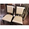Image 1 : PAIR OF WOODEN FRAME SIDE CHAIRS.  RETAIL $900.00