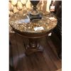 Image 1 : MARBLE TOP CONSOLE TABLE.  RETAIL $1,400.00