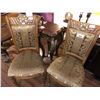 Image 1 : PAIR OF SIDE CHAIRS WITH HALL STAND