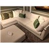 Image 1 : LARGE SECTIONAL SOFA WITH THROW CUSHIONS.  RETAIL $3,850.00