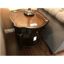 DARK WOOD COFFEE TABLE