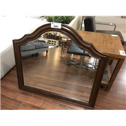 WOODEN FRAME WALL MOUNT MIRROR