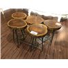 Image 1 : FIVE LOG COFFEE TABLE.  RETAIL $1,650.00
