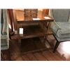 Image 1 : DARK WOOD 3 TIER SIDE TABLE