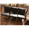 Image 1 : SET OF 6 BLACK DINING ROOM CHAIRS (SOME DAMAGE)