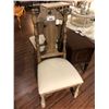 Image 1 : SET OF TWO RUSTIC SIDE CHAIRS.