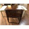 Image 1 : DARK WOOD SIDE TABLE