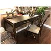 Image 1 : LARGE HALL TABLE WITH CHAIR.  RETAIL $3,550.00 PLUS CHAIR.