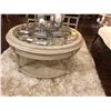 Image 1 : GLASS TOP COFFEE TABLE
