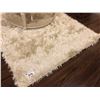 Image 1 : CREAM SHAG AREA RUG, APPROX. 6' X 8'