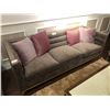 Image 1 : THREE SEAT SOFA WITH THROW CUSHIONS.  RETAIL $4,500.00
