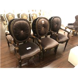 SET OF SIX DINING ROOM CHAIRS (S1) RETAIL $980.00 EACH