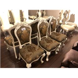 SET OF SIX DINING ROOM CHAIRS (S2) RETAIL $1,000.00 EACH