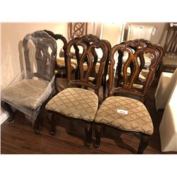 SET OF SIX DINING ROOM CHAIRS (S4) RETAIL $680.00 EACH