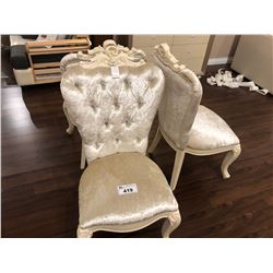 SET OF THREE DINING ROOM CHAIRS (S3)