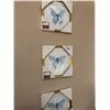Image 1 : SET OF FOUR BUTTERFLY FRAMED PRINTS