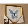 Image 2 : SET OF FOUR BUTTERFLY FRAMED PRINTS