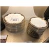Image 1 : TWO STACKS OF FORMAL PLATEWARE