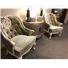 Image 2 : PAIR OF ROUNDED BACK PARLOUR CHAIRS.  RETAIL $2,800.00