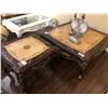 Image 1 : WOODEN INLAYED COFFEE AND END TABLE SET (2 PCS)