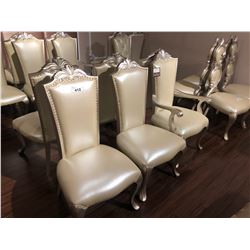 SET OF SIX DINING ROOM CHAIRS (S3) RETAIL $1,100.00 EACH