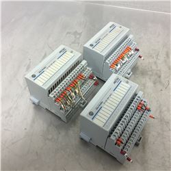 (3) Allen-Bradley 1794-IB16 Flex I/O 24vdc Sink Input Module