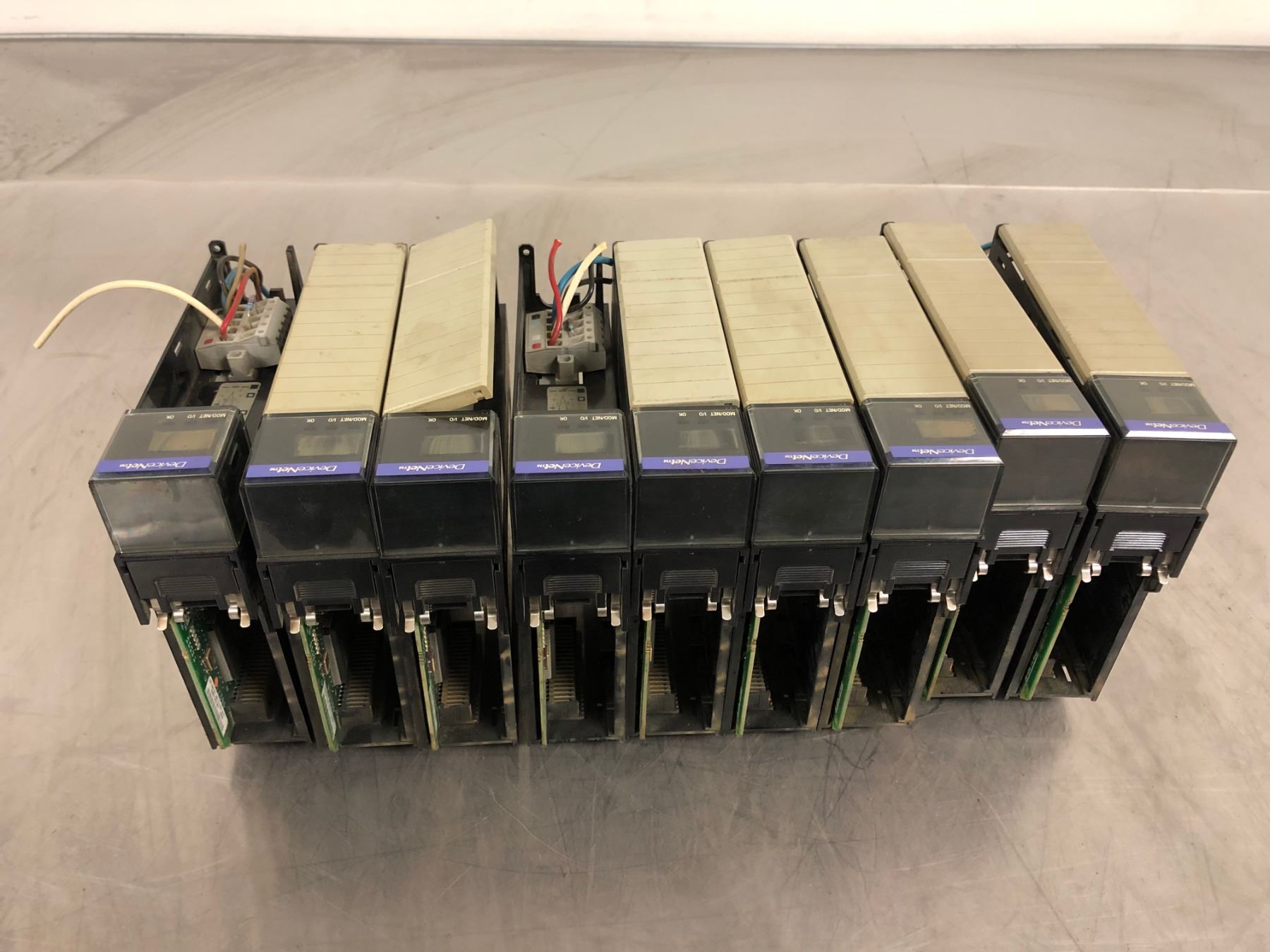 Lot of 9 Allen-Bradley Control Logix Devicenet Communication Modules, M ...
