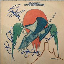 Signed Eagles On The Border Album Cover