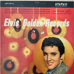 Signed Elvis Presley Elvis’ Golden Records Album Cover