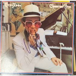 Signed Elton John, Greatest Hits Album Cover