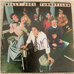 Signed Billy Joel, Turnstiles Album Cover