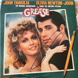 Signed Grease Movie Soundtrack Album Cover