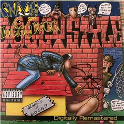 Signed Snoop Doggy Dogg Doggystyle Album Cover