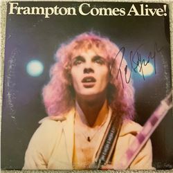 Signed Peter Frampton Frampton Comes Alive Album Cover