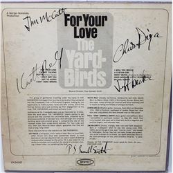 Signed The YardBirds, For Your Love Album Cover