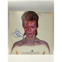 Signed David Bowie "Aladdin Sane" Album Cover