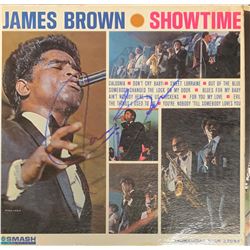 Signed James Brown Showtime Album Cover