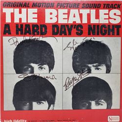 The Beatles Signed A Hard Day's Night Album Cover