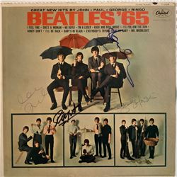 Signed Beatles Beatles ‘65 Album Cover